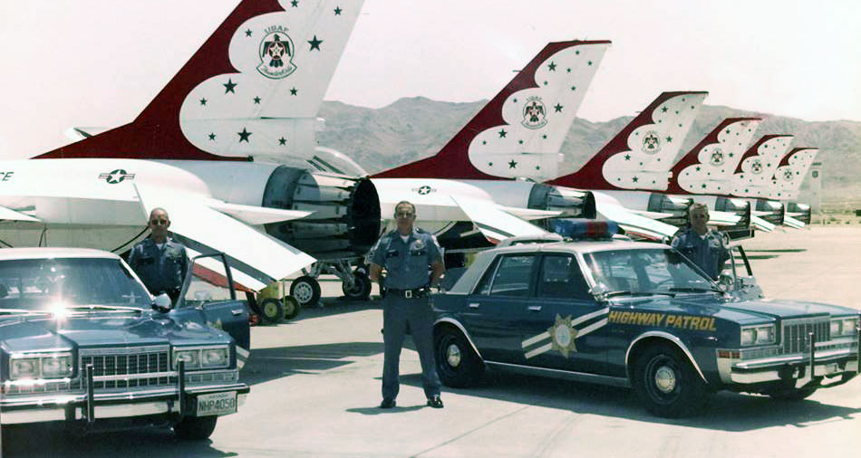 Nevada police license car