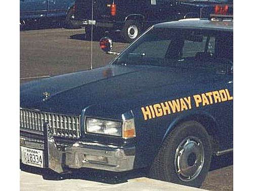 Nevada police license car