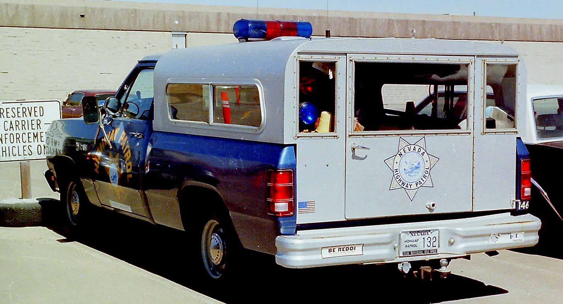 Nevada police car