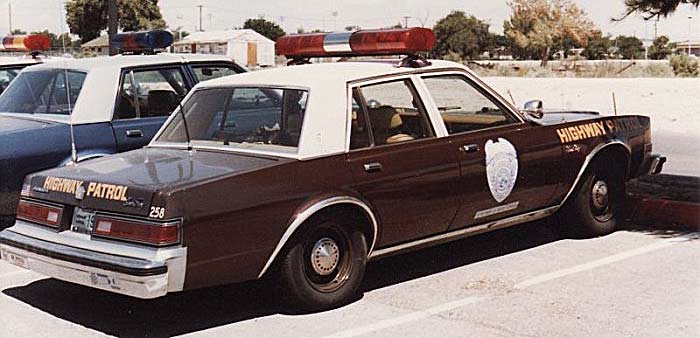 Nevada police car