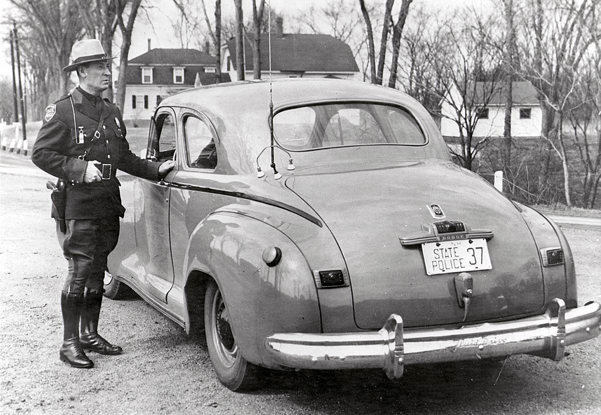 New Hampshire police car