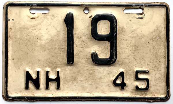 New Hampshire license plate image