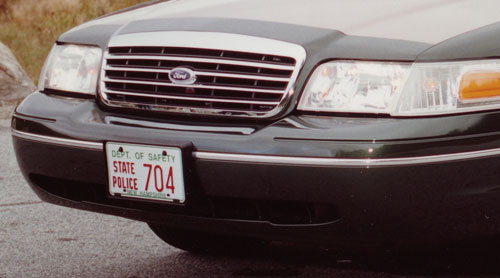 New Hampshire police car