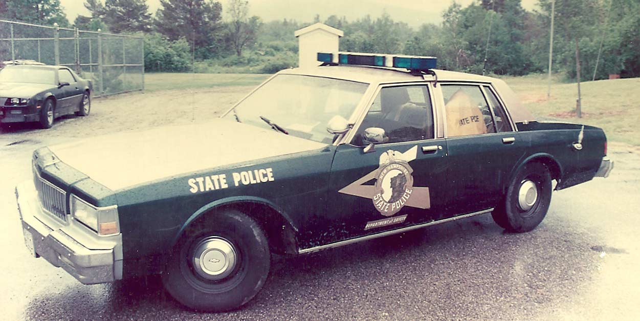 New Hampshire police car