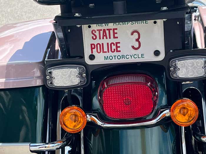 New Hampshire police motorcycle