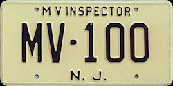 New Jersey license plate image