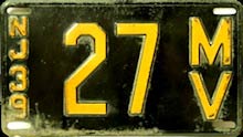 New Jersey license plate image