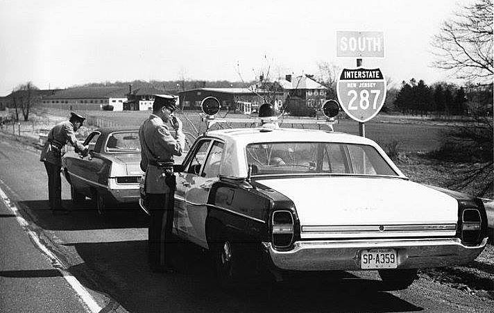 New Jersey police car