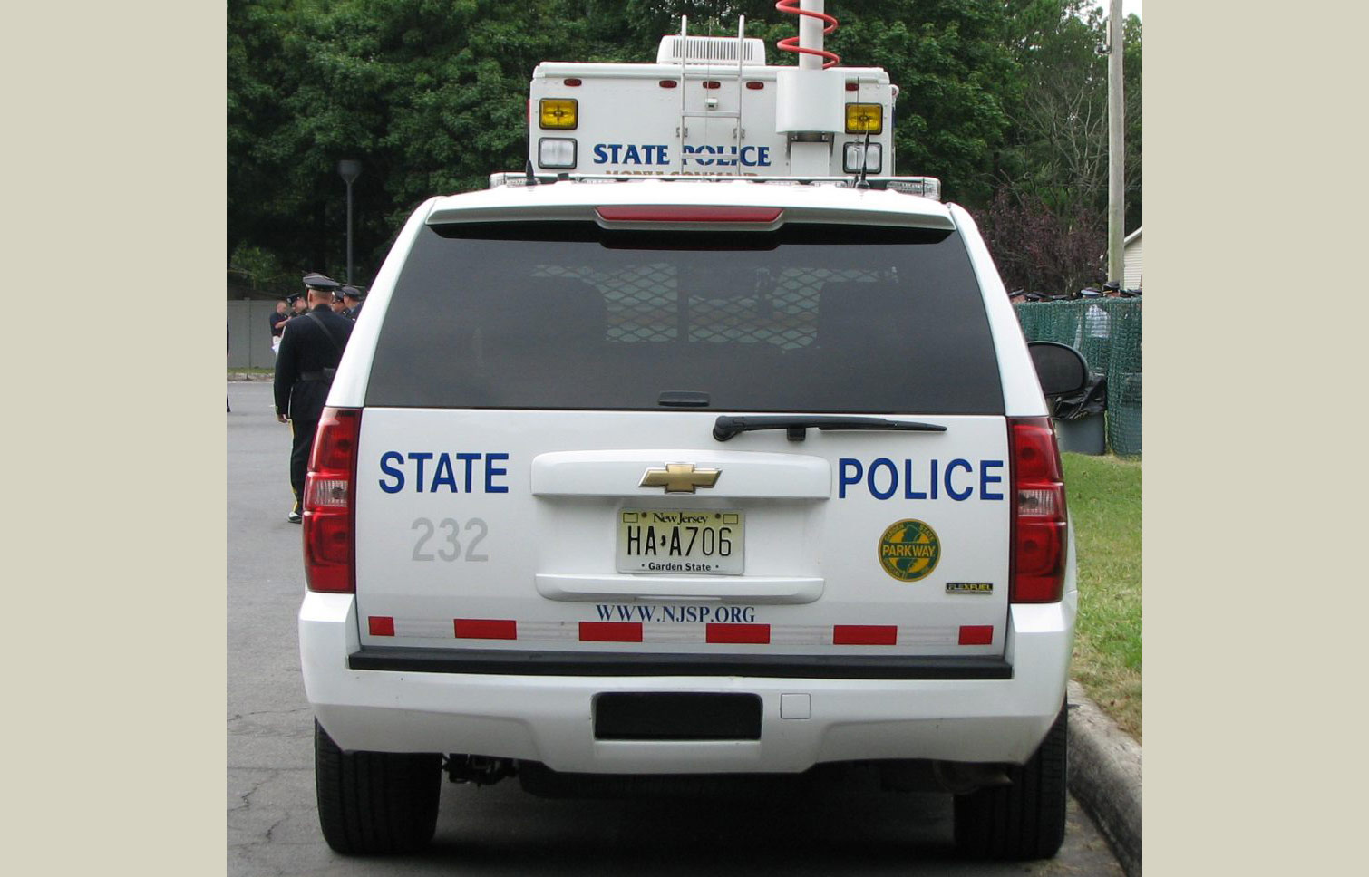 New Jersey license plate image