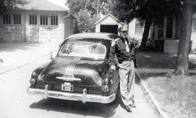 North Carolina police license plate