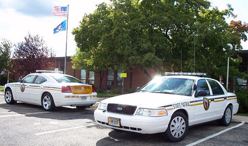 North Carolina police license plate