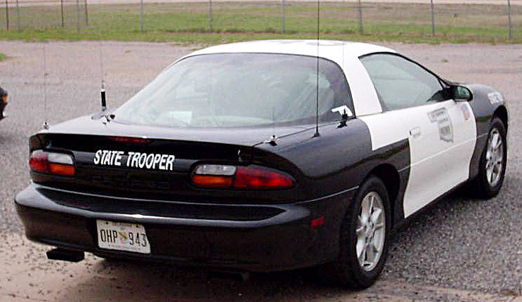 Oklahoma police license plate