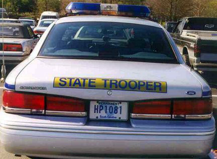 SouthCarolina  police license plate