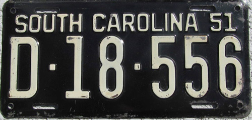 SouthCarolina  police license plate