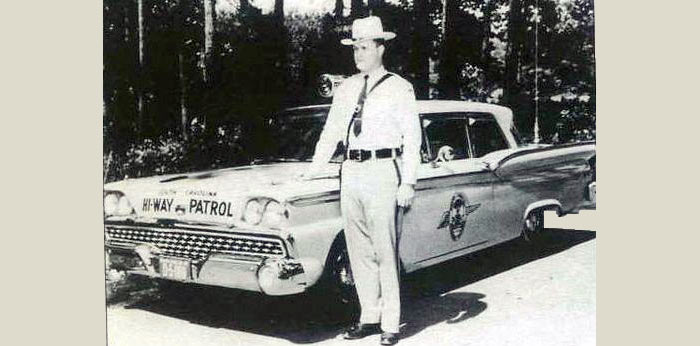 SouthCarolina  police license plate