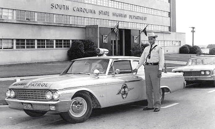 SouthCarolina  police license plate