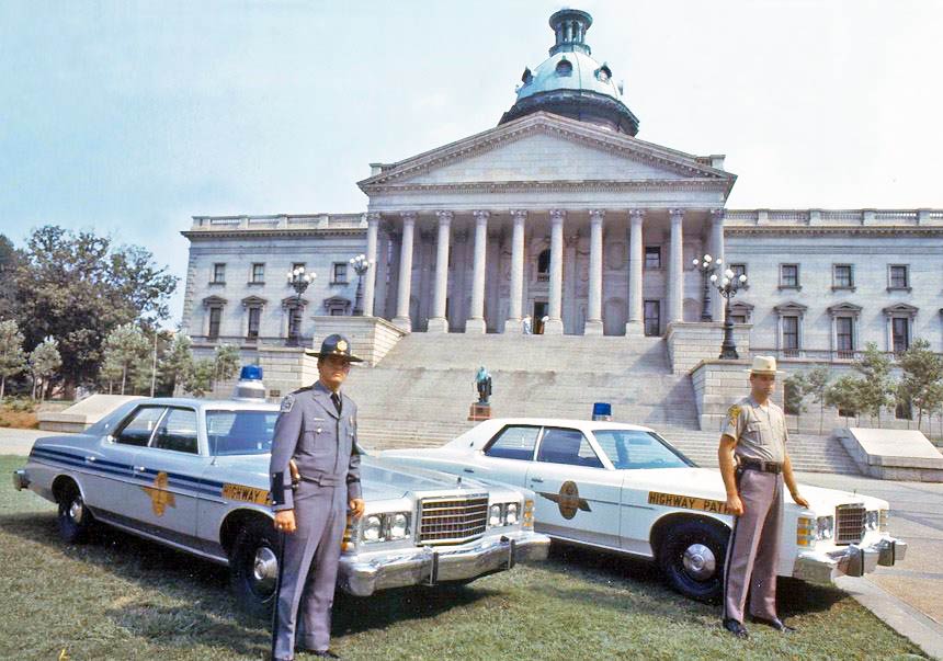 SouthCarolina  police license plate