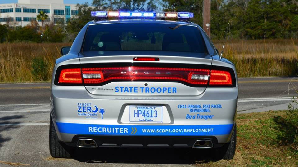 SouthCarolina  police license plate