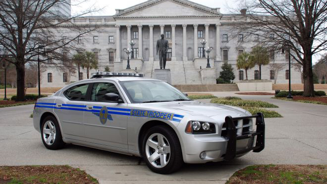 SouthCarolina  police license plate