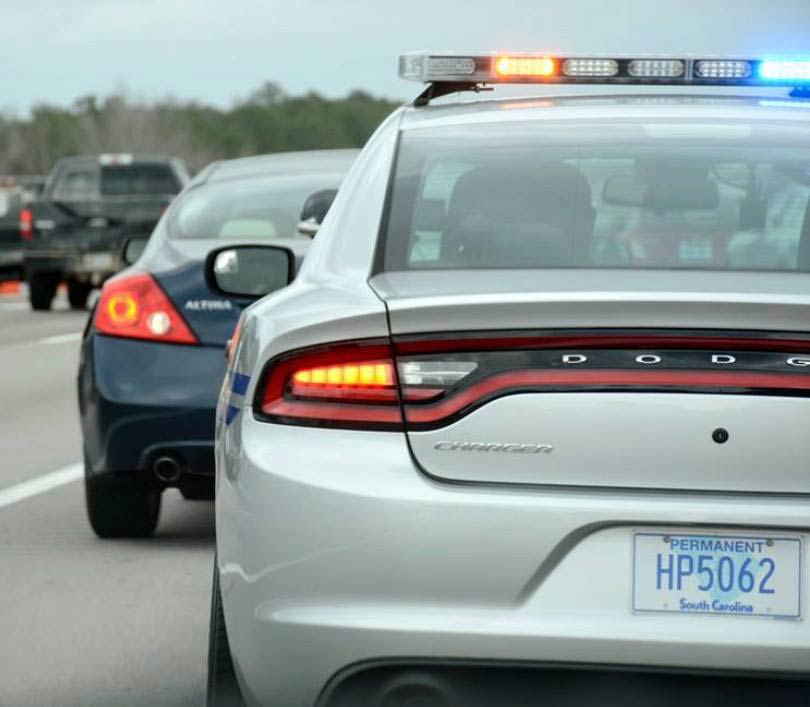 SouthCarolina  police license plate