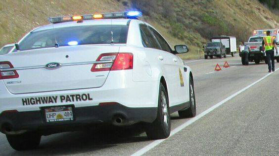 Utah  police license plate image