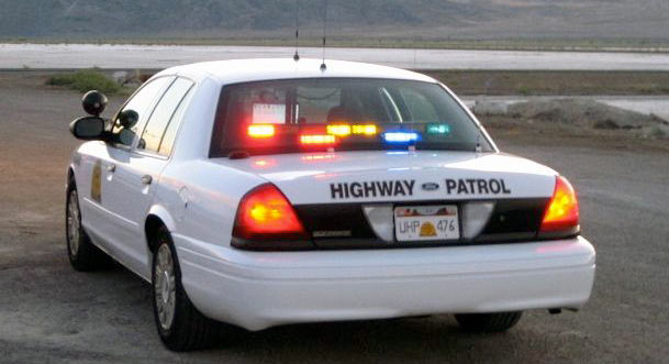 Utah  police license plate image