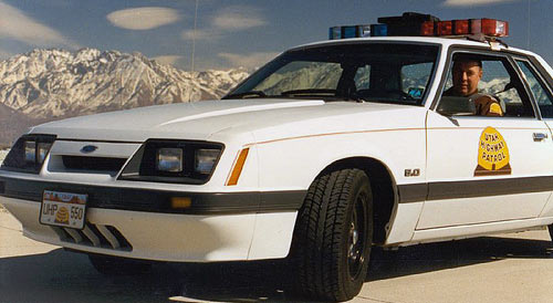 Utah  police license plate image