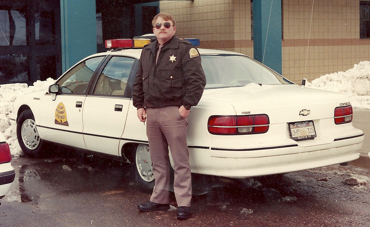 Utah  police license plate image