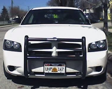 Utah  police license plate image