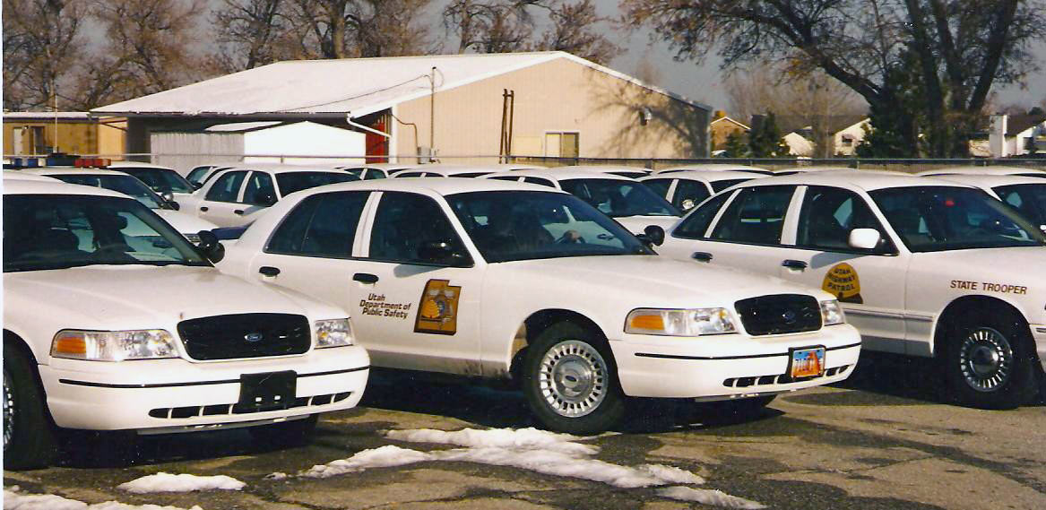 Utah  police license plate image