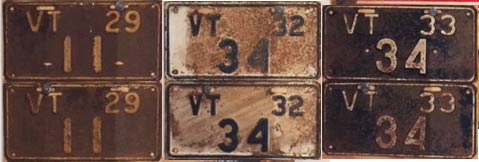 Vermont  police license plate image