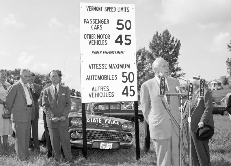 Vermont  police car