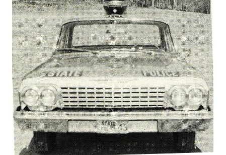 Vermont  police license plate image