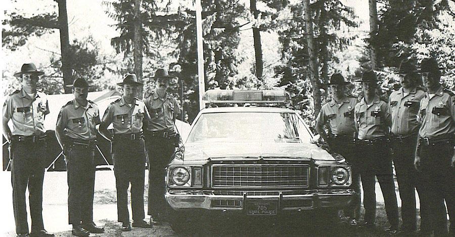 Vermont  police license plate image