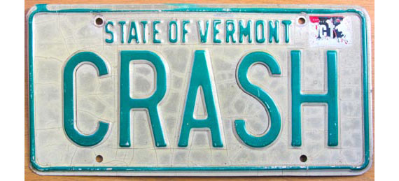 Vermont  police license plate image